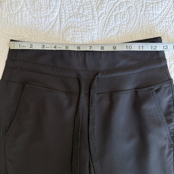 Halara Softlyzero Joggers Black Ribbed Women's Size Small Drawstring Pockets - Picture 7 of 9
